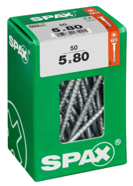Spax Befestigungen Spax Teilgewinde Trx 5x80, 50 St. 4191010500807